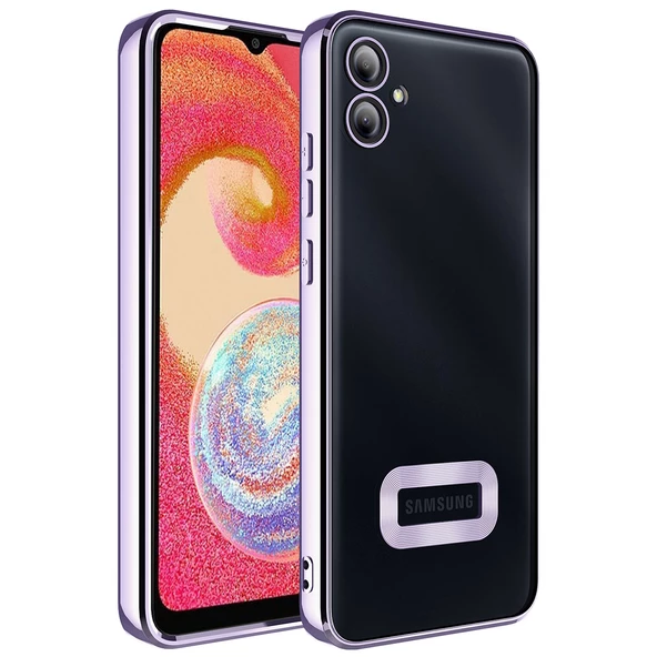 Gpack Samsung Galaxy A04E Kılıf Logo Gösteren Kamera Korumalı Silikon Renkli ürün görseli 1