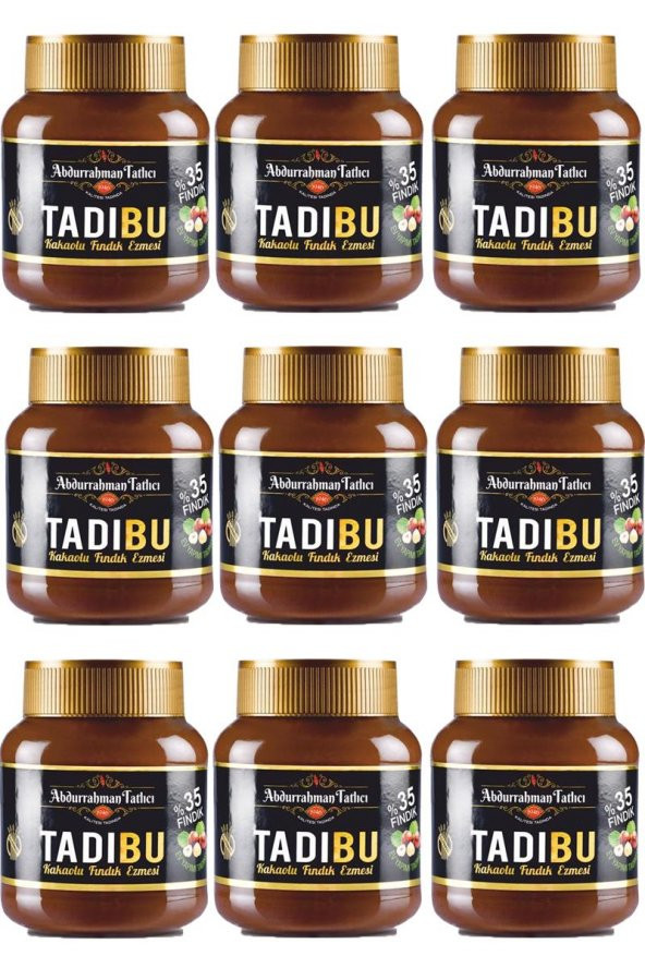 Tadıbu Kakaolu Fındık Ezmesi 9 X 330 Gr ürün görseli 1