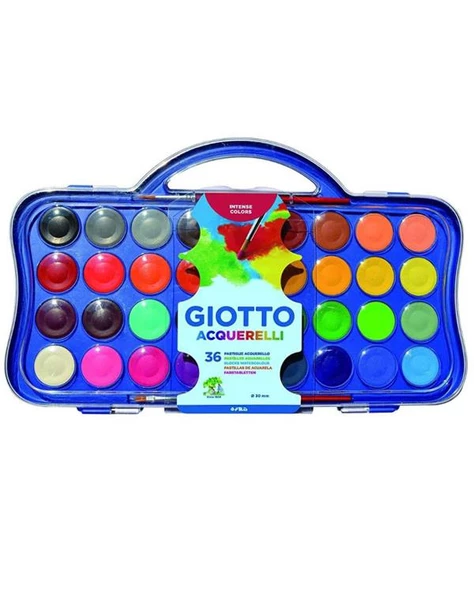 Giotto Aquarelli Sulu Boya 36 Renk 30 mm ürün görseli 1