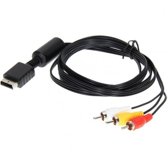 Ps2 Av Lcd Tv 3Rca Scart Lale Bağlantı Kablosu ürün görseli 1
