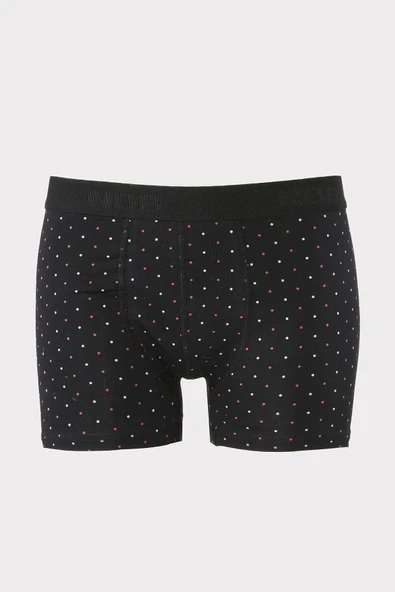 Siyah Nokta Desen Boxer - Resim 2