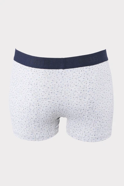 Gri Çizgi Desen Boxer - Resim 3