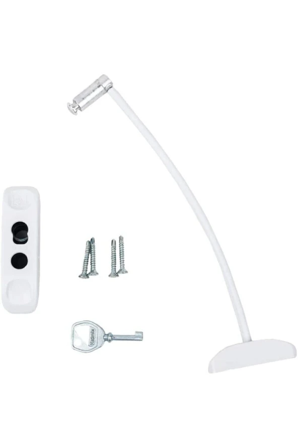 Kidmix Pvc Kapı Pencere Çocuk Emniyet Kilidi Metal Halatlı ürün görseli 1