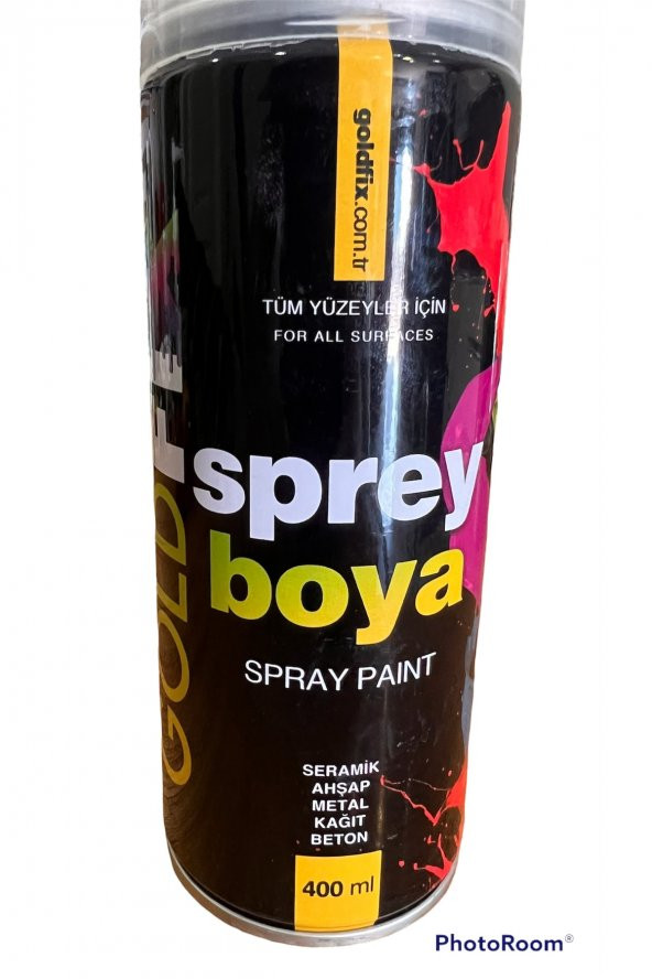 GOLDFİX Sprey Boya Sarı Renk 400ml ürün görseli 1