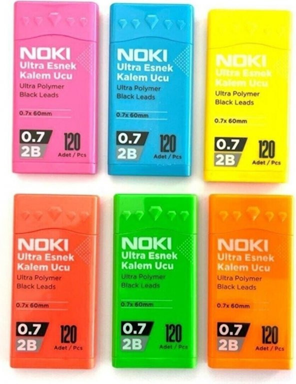Noki Kalem Ucu Min 0,7 mm 120li Tüp Tekli ürün görseli 1