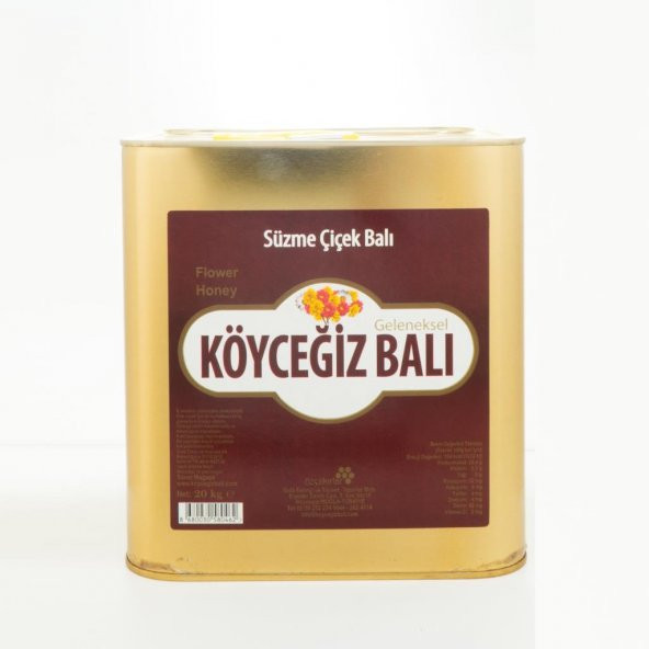 Kb Köyceğiz Balı Çiçek Balı 10 Kg Teneke - Resim 4
