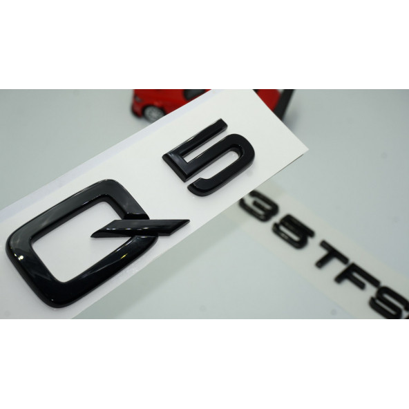Audi Q5 35 TFSi Parlak Siyah ABS 3M 3D Bagaj Yazı Logo Orjinal Ürün ürün görseli 1