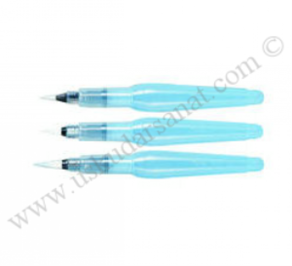 Pentel Aquash Sulu Fırça Broad Tip - Resim 3