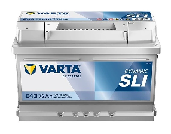 Varta Blue Dynamic E43 Alçak 12 V 72 Ah 680 CCA Akü - 2026 ürün görseli 1