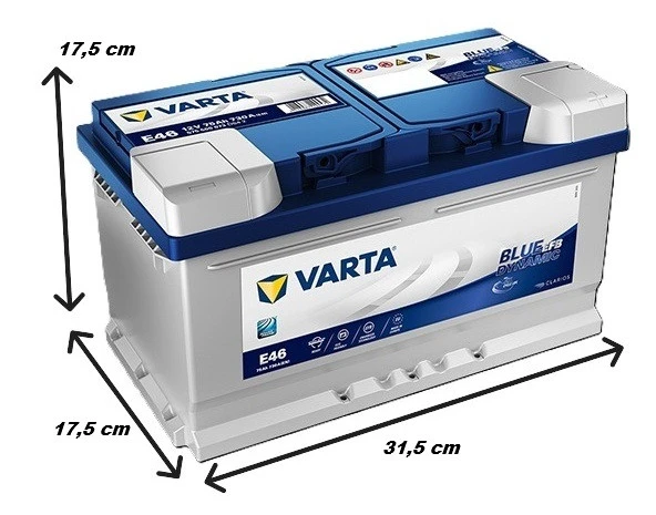 PTTAVM: Varta Blue Dynamic Efb E46 Start-Stop 12 V 75 Ah 730 Cca Akü