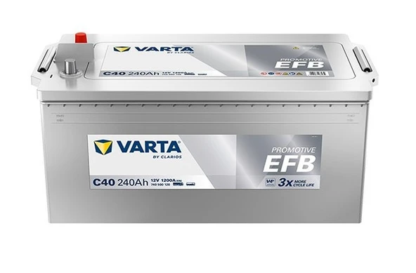 Varta Promotive C40 Start-Stop EFB 12 V 240 Ah 1200 A(EN)  Akü ürün görseli 1