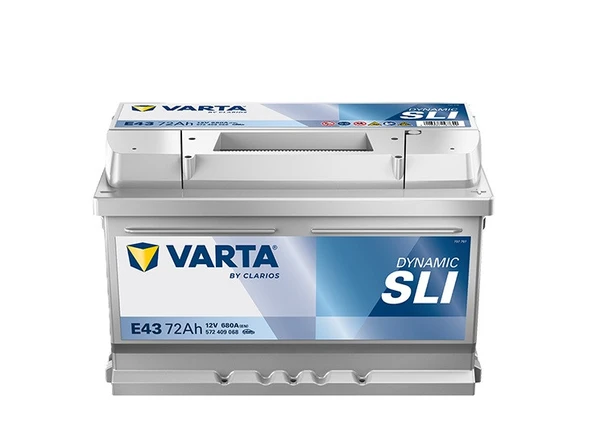 Varta Blue Dynamic E43 Alçak 12 V 72 Ah 680 CCA Akü ürün görseli 1