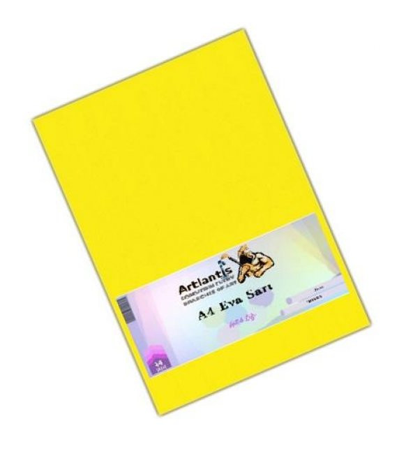 Sarı Eva A4 20x30 5 Adet Artlantis Eva 20*30 ürün görseli 1