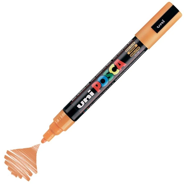 UNI POSCA SU BAZLI MARKOR TURUNCU 1 LI (PC-1MR) ürün görseli 1