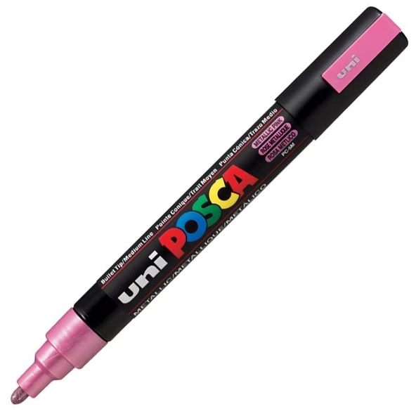 UNI POSCA SU BAZLI MARKOR PEMBE 1 LI (PC-1MR) - Resim 2