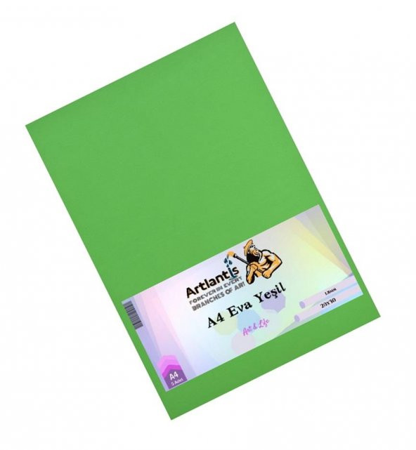Yeşil Eva A4 20x30 5 Adet Artlantis Eva 20*30 ürün görseli 1