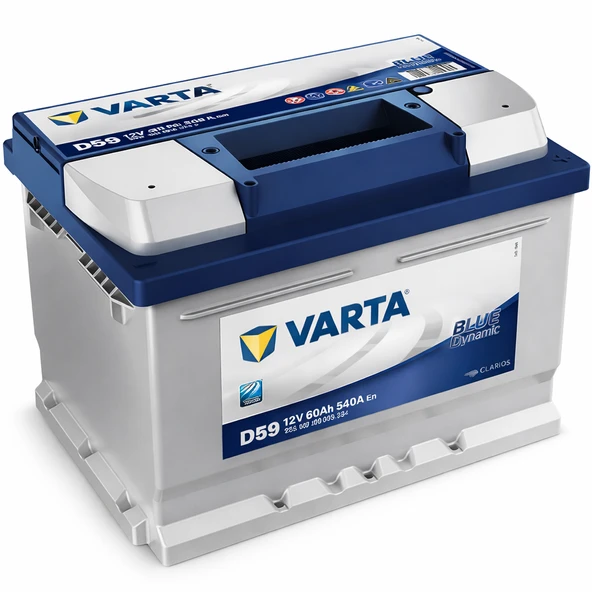 Varta Blue Dynamic D59 Alçak Tip 12 V 60 Ah 540 A(En) Akü ürün görseli 1