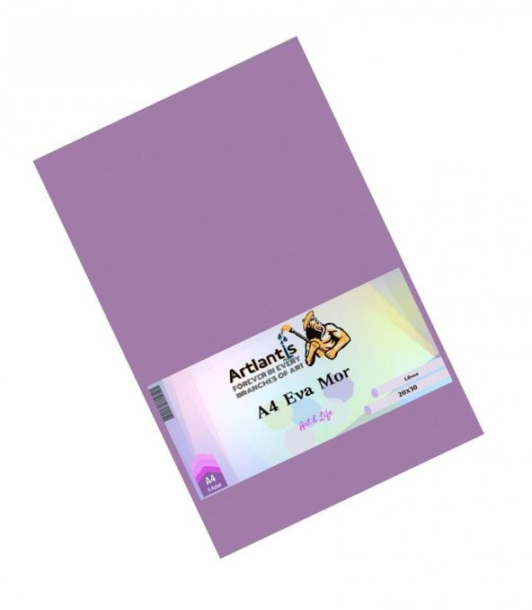 Mor Eva A4 20x30 5 Adet Artlantis Eva 20*30 ürün görseli 1