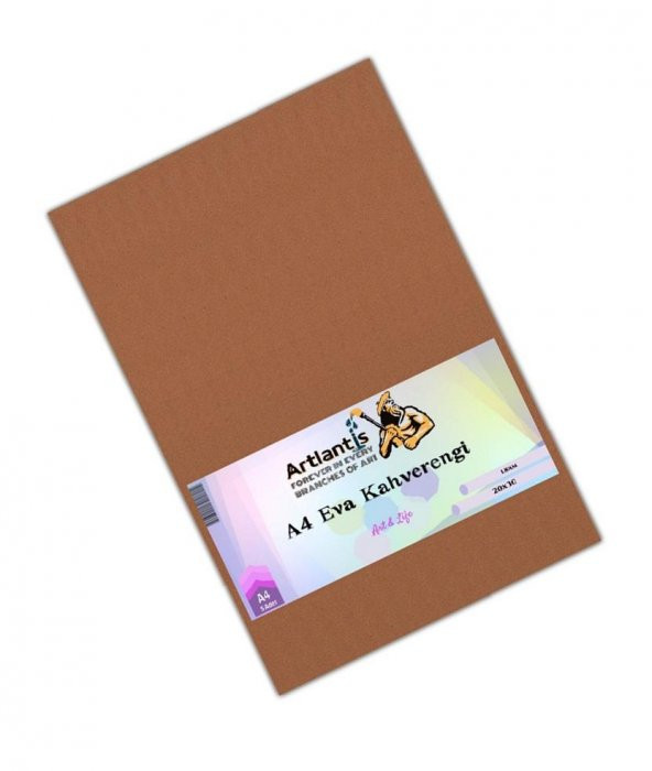 Kahverengi Eva A4 20x30 5 Adet Artlantis Eva 20*30 ürün görseli 1