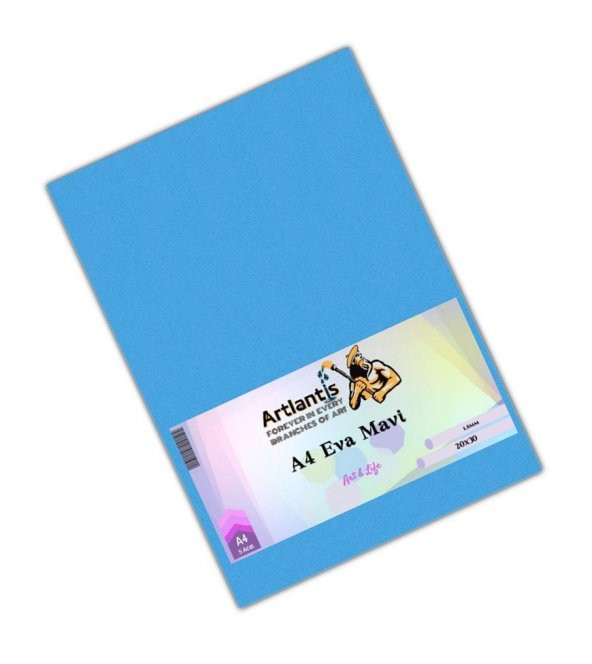 Mavi Eva A4 20x30 5 Adet Artlantis Eva 20*30 ürün görseli 1