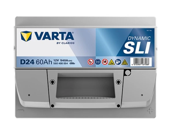Varta Blue Dynamic D24 12 V 60 Ah 540 CCA Akü - 2025 - Resim 4
