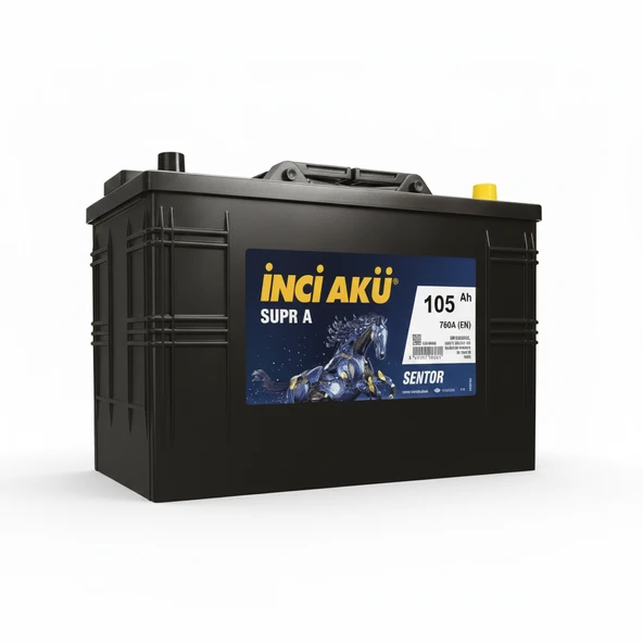 İnci Supr A Sentor 12 V 105 Ah Akü ürün görseli 1