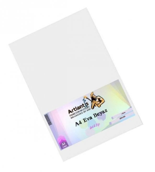 Beyaz Eva A4 20x30 5 Adet Artlantis Eva 20*30 ürün görseli 1