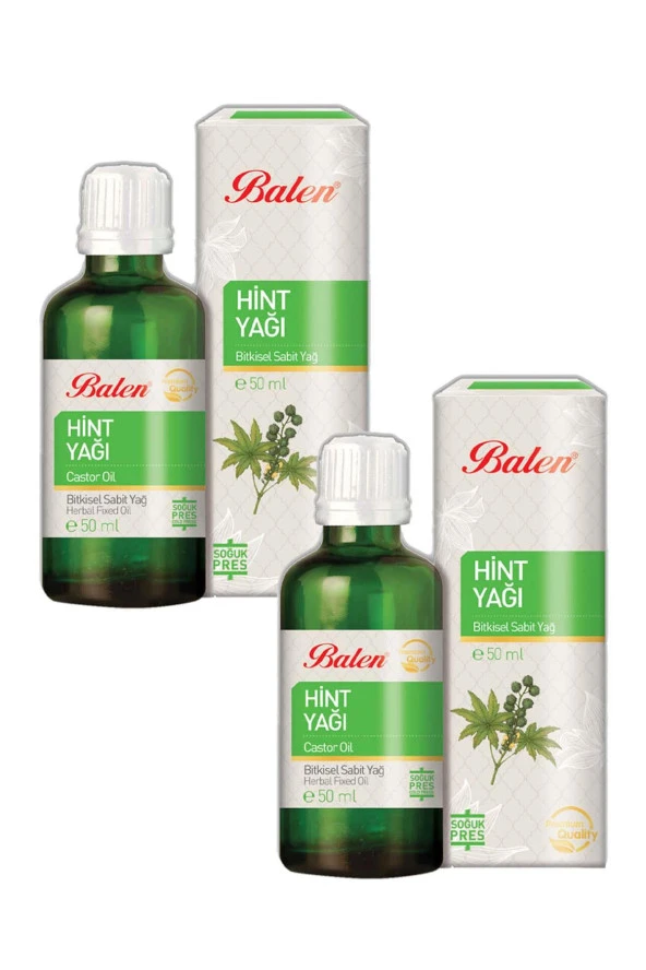 Balen Hint Yağı Soğuk Pres 50 ml x 2 Adet ürün görseli 1