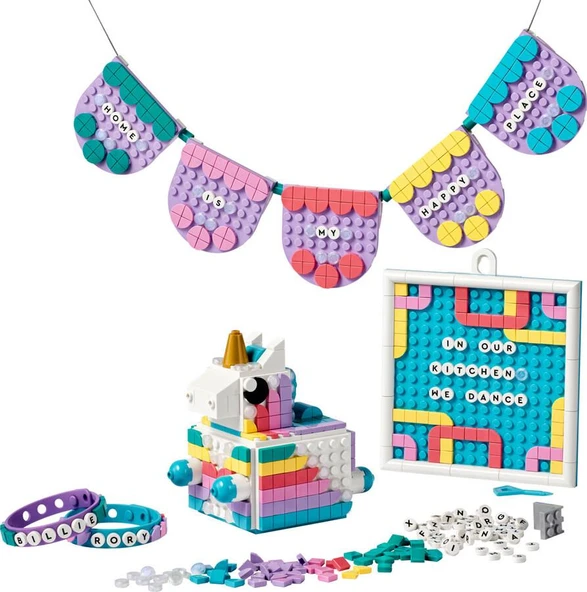 LEGO Dots 41962 Unicorn Creative Family Pack - Resim 3