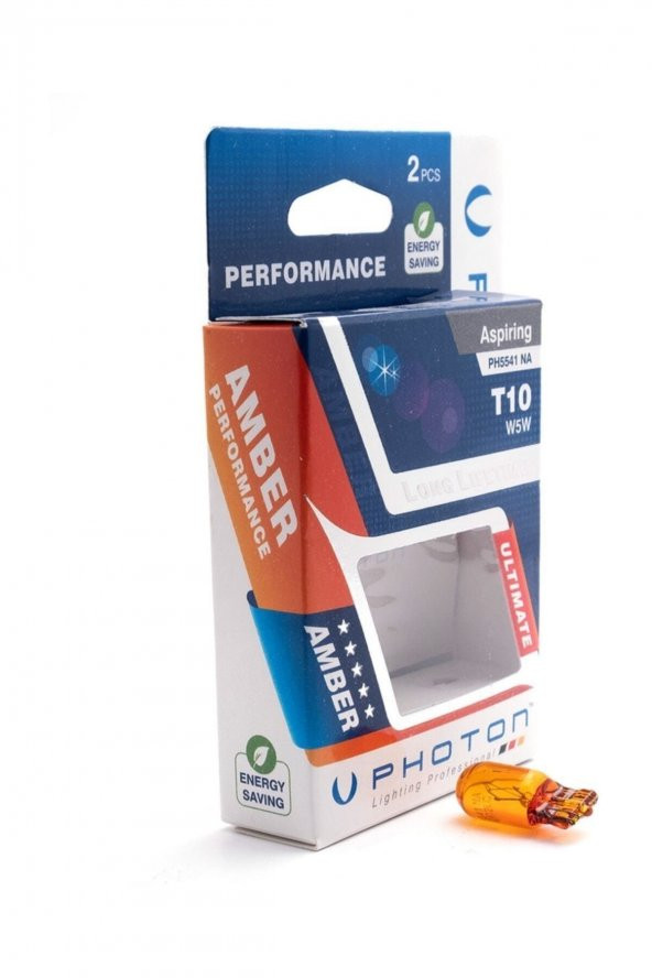 Photon ph5541NA T10 Dipsiz TURUNCU W5w 12v 5w Naturel Amber ürün görseli 1