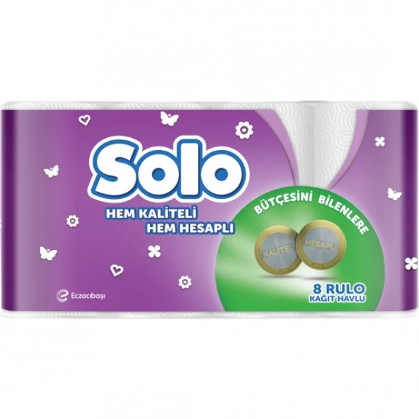 Solo Akıllı Seçim 8'Li Kağıt Havlu ürün görseli 1