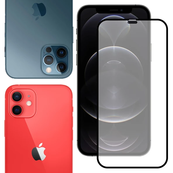 Bufalo iPhone 12 / 12 Pro ESD Anti Static Cam Ekran Koruyucu ürün görseli 1