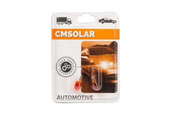 CMSOLAR 12V DİPSİZ TURUNCU TAKIM T10 W5W ürün görseli 1
