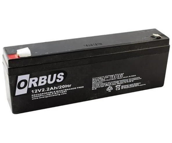 ORBUS 12 V 2.2 Ah 178*34*60 mm KURU AKÜ 6 Ay Garantili ürün görseli 1