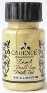 Cadence Dora Metalik Boya 50ml 148 Beyaz Altın ürün görseli 1