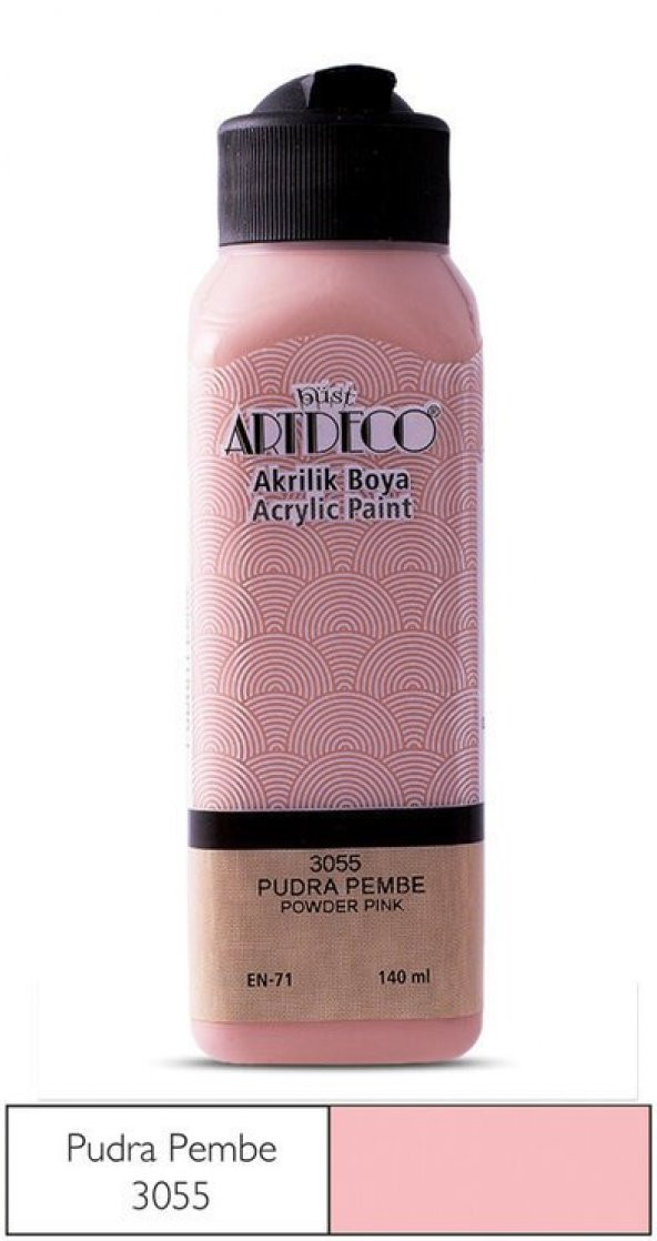 Artdeco Yeni Formül Akrilik Boya 140 ml 3055 Pudra Pembe ürün görseli 1
