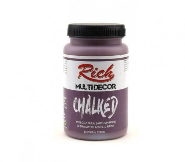 Rich Multi Decor Chalked Akrilik Boya 250ml. 4526 GÜZGÜLÜ ürün görseli 1