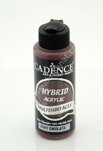 Cadence Hybrid Multisurfaces Akrilik Boya 120ml  H-017 ÇİKOLATA ürün görseli 1