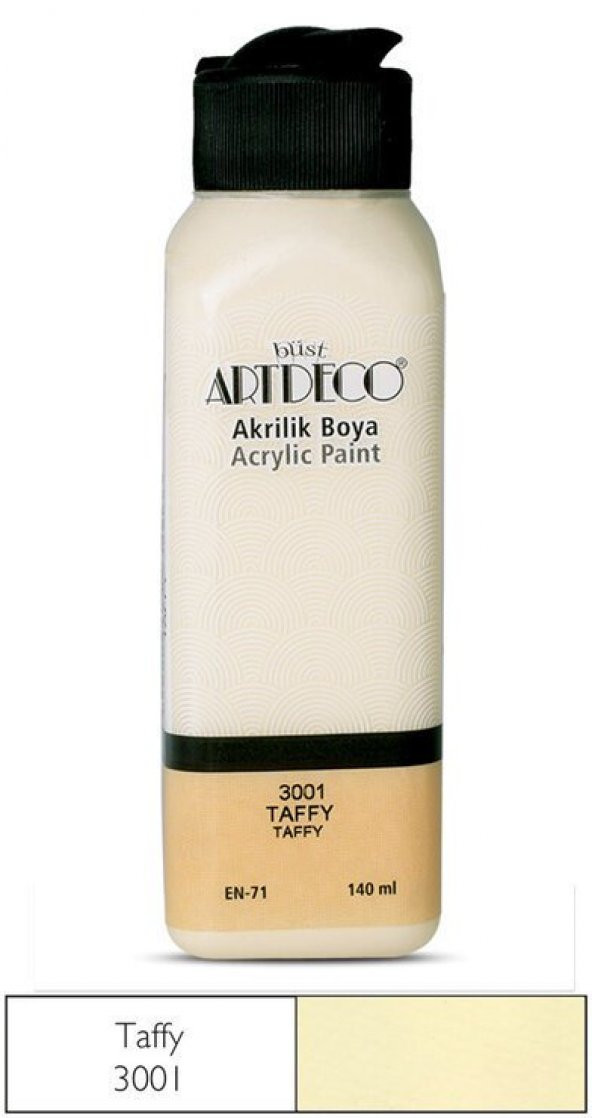 Artdeco Yeni Formül Akrilik Boya 140 ml 3001 Taffy ürün görseli 1