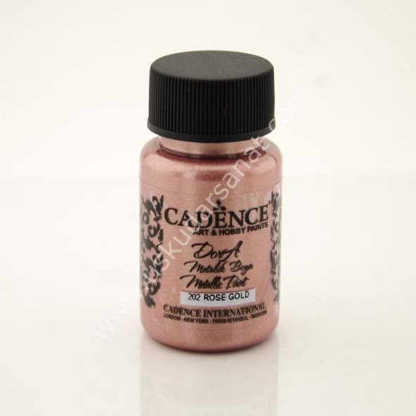 Cadence Dora Metalik Boya 50ml 202 Rose Gold ürün görseli 1