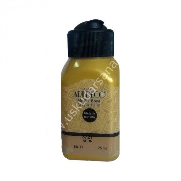 Artdeco Metalik Akrilik Boya 75 ml 3721 ALTIN ürün görseli 1