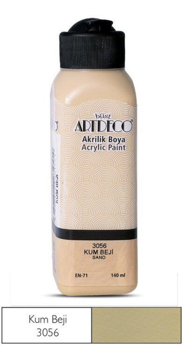 Artdeco Yeni Formül Akrilik Boya 140 ml 3056 Kum Beji ürün görseli 1