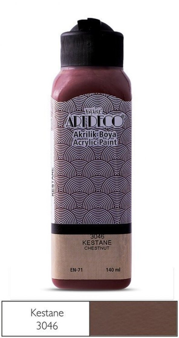 Artdeco Yeni Formül Akrilik Boya 140 ml 3046 Kestane ürün görseli 1