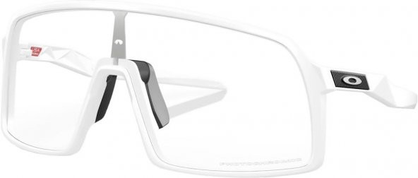 Oakley Sutro Bisiklet Güneş Gözlüğü Matte White Clear Photochromic ürün görseli 1