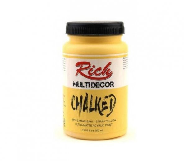 Rich Multi Decor Chalked Akrilik Boya 250ml. 4516 SAMAN ürün görseli 1