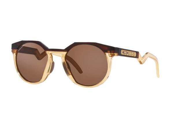 Oakley HSTN Kylian Mbappé İmzalı Güneş Gözlüğü Dark Amber/Light Curry Prizm Tungsten ürün görseli 1