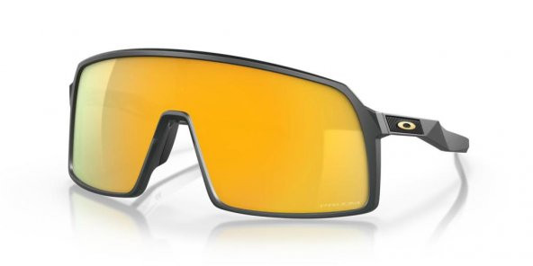 Oakley Sutro Bisiklet Güneş Gözlüğü Matte Carbon Prizm 24K ürün görseli 1