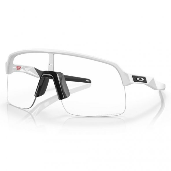 Oakley Sutro Lite Bisiklet Güneş Gözlüğü Matte White Clear PhotoChromic ürün görseli 1