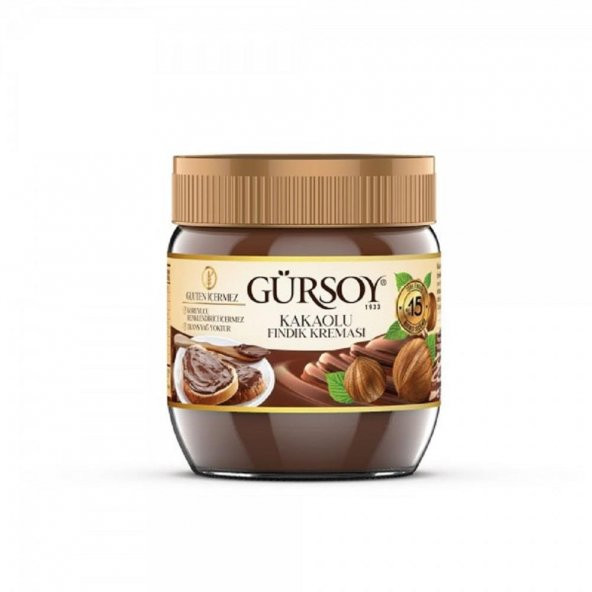 Gürsoy Kakaolu Fındık Kreması 400g Glutensiz ürün görseli 1