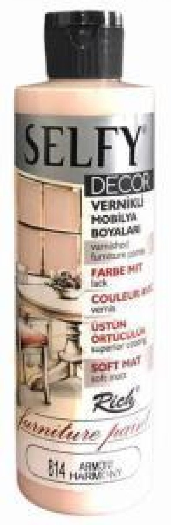 Rich Selfy Decor Vernikli Boya 240cc Armoni 814 ürün görseli 1